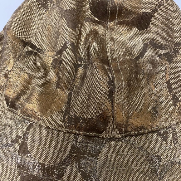 Authentic Coach bucket hat in bronze color - Picture 7 of 7